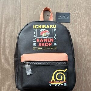 Ichiraku Ramen Shop Backpack - Black and Tan